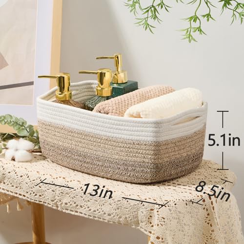 Small Storage Baskets for Organizing (4 Count)