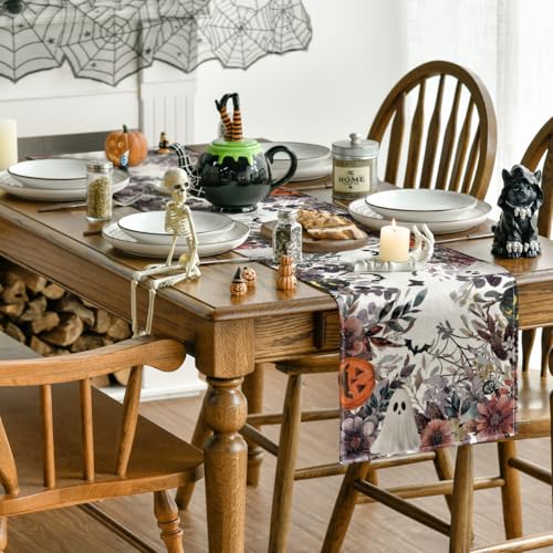 210 GSM Halloween Table Runner Home Party Decor 13x90 Inch (8.04 Sq Ft)