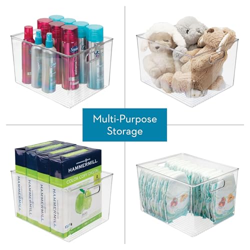 Storage Bins with Handles (4 Count)