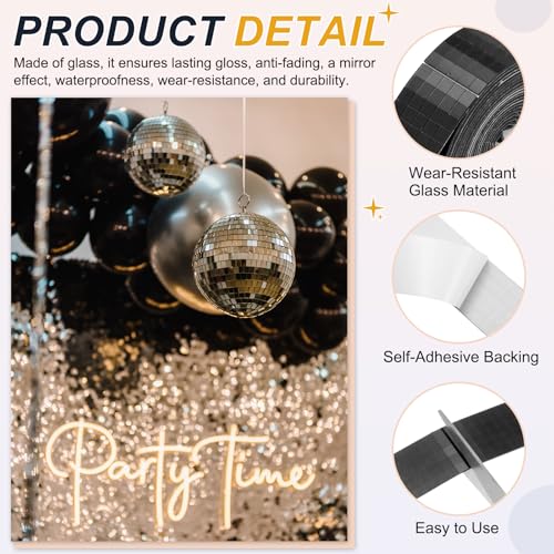 5x5mm Self Adhesive Mirrors Mosaic Tiles (2500 unidad)