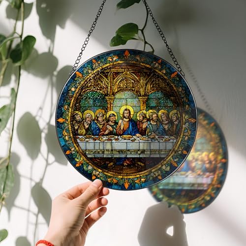 8 Inch the Last Supper Suncatcher Ornament