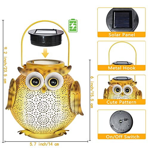 2 Pack Hanging Solar Lanterns