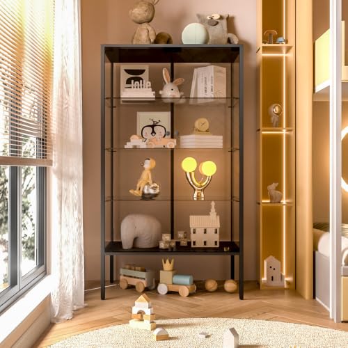 Iron Frame Glass Display Cabinet
