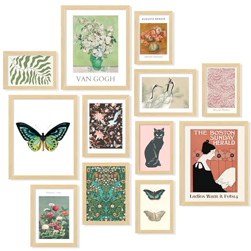 Vintage Eclectic Wall Art (16 Count)