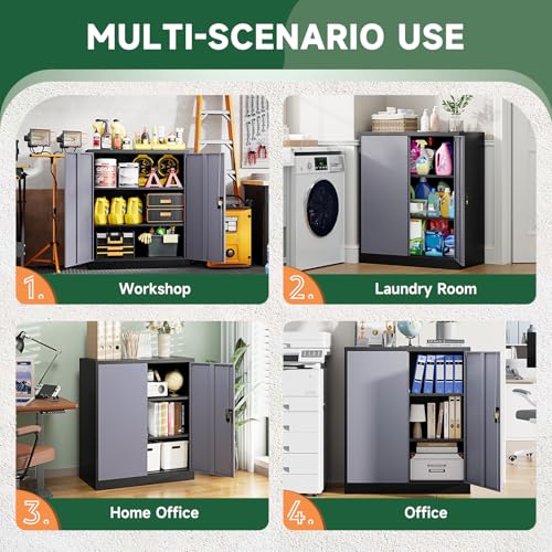 Metal Storage Cabinets with Lock Door