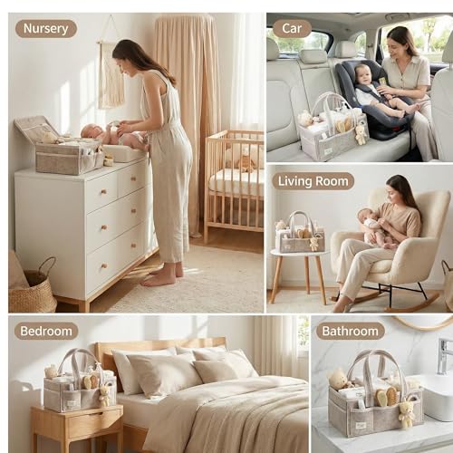 Baby Diaper Caddy Organizer