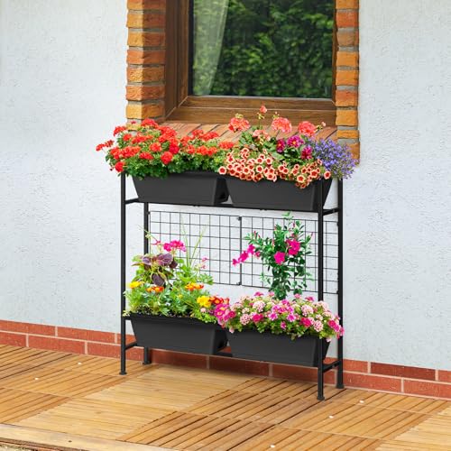 Raised Garden Beds with Legs Vertical Herb Garden Planter Indoor Outdoor
