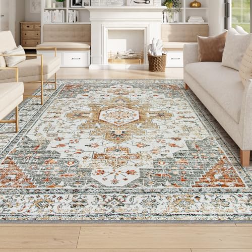 Ultra Thin Washable Area Rug 8x10
