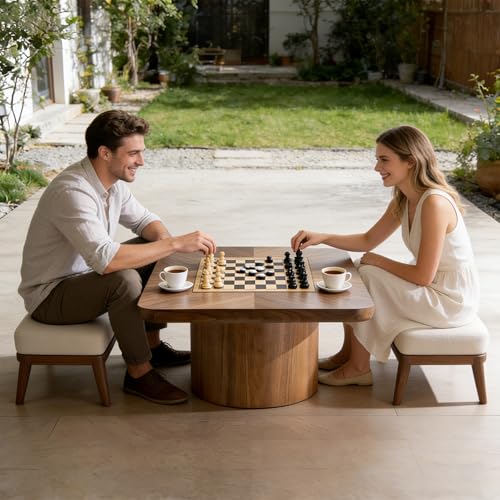 35.43” Wood Coffee Table