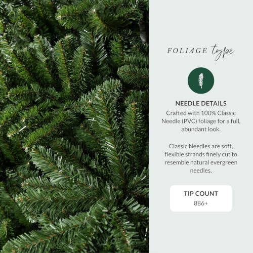 4.5 ft Unlit Classic Blue Spruce