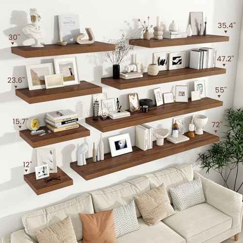 Square Floating Shelves 12x12” Set of 2 (2 Count)