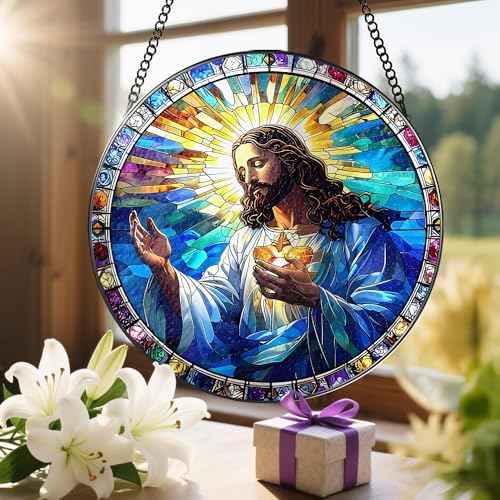 8'' Jesus Christ Suncatcher Ornament