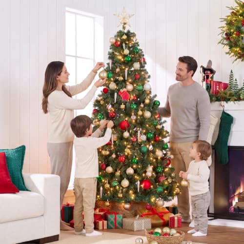 15ft Artificial Christmas Tree with LED Twinkling Lights