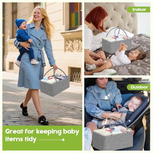 2In1 Baby Diaper Caddy Organizer and Storage