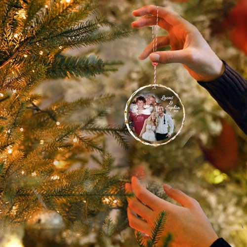Personalized Christmas Ornament with 2 Photos