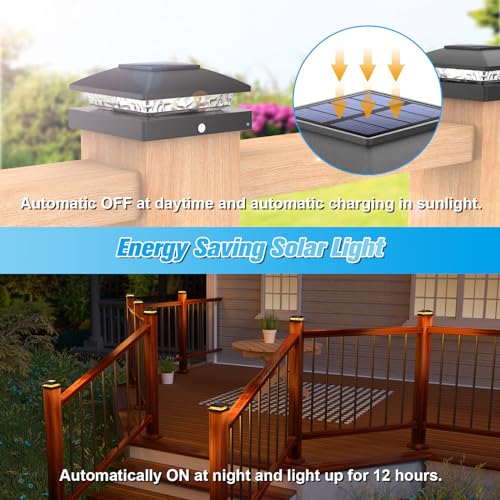 4x4 Solar Post Cap Lights (12 Count)