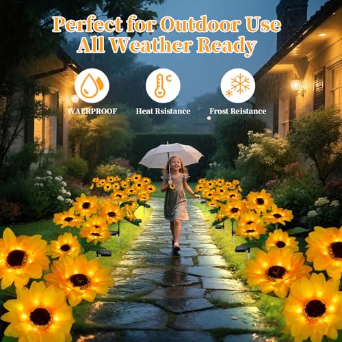 Outdoor Solar Garden Stake Lights
