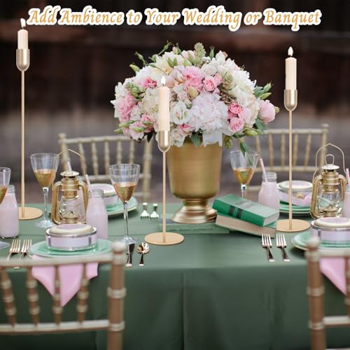 18 Pcs Glod Candle Holders Set (18 Count)