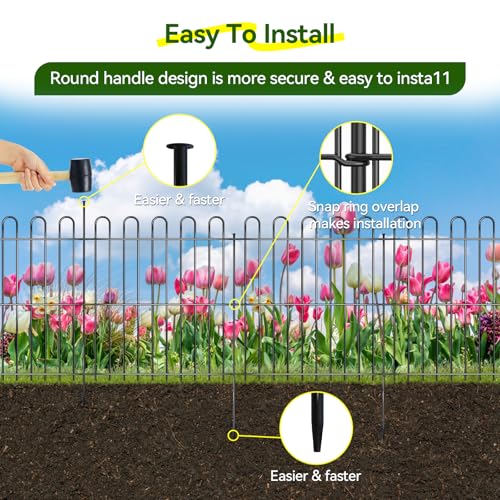 25 Panels Decorative Garden Fence (50 Foot)