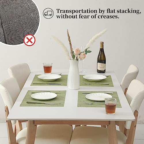 Pea Green Placemats Set of 8 (8 Count)
