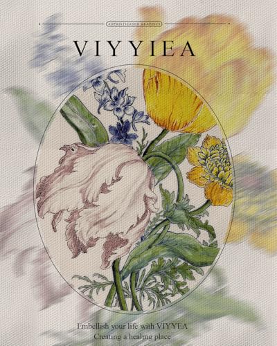 Framed Vintage Floral Wall Art Botanical Bouquet Print
