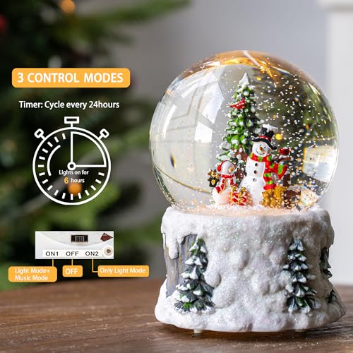Snowmen Christmas Snow Globe