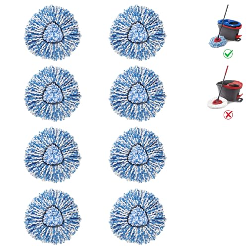 BonusLife 8 Pack Mop Head for O (20 Ounce)