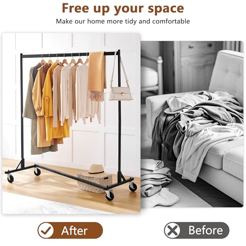 Z Rack Rolling Clothes Racks with Z