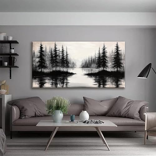 Large Modern Wall Art For Living Room Canvas Art Wall Decor 29 X 58 In