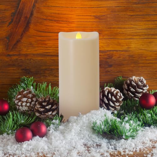Large Outdoor Waterproof Flameless Candles with Remote and Timers