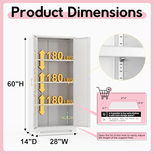 60" Kitchen Pantry Cabinet