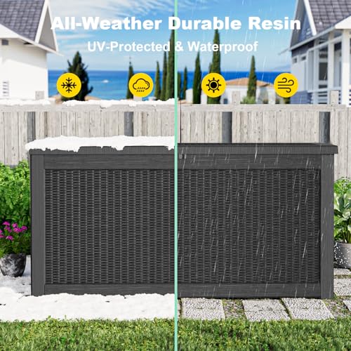 320 Gallon Outdoor Deck Box