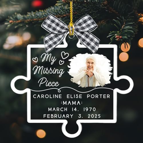 Personalized Our Missing Piece Acrylic Ornament