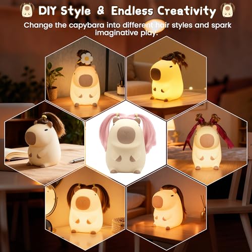 Cute Capybara Night Light