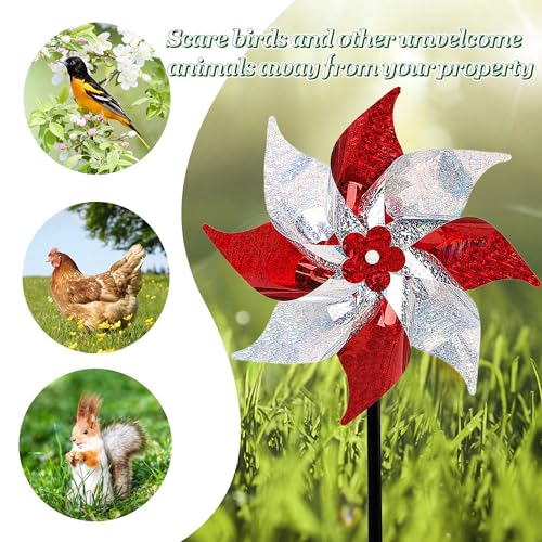 10 Pack Reflective Pinwheels (10 Count)