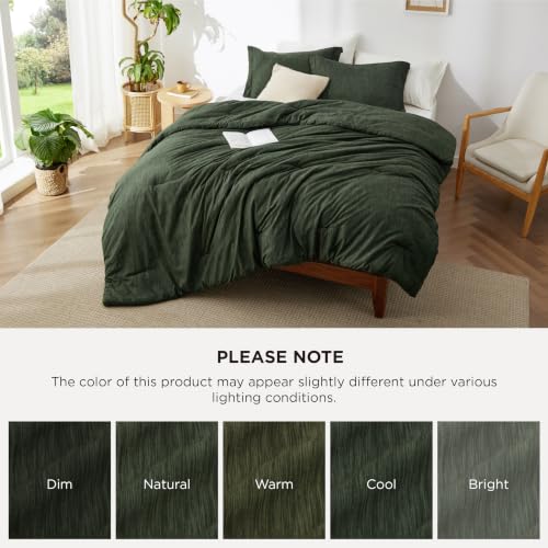 Olive Green Queen Comforter Set