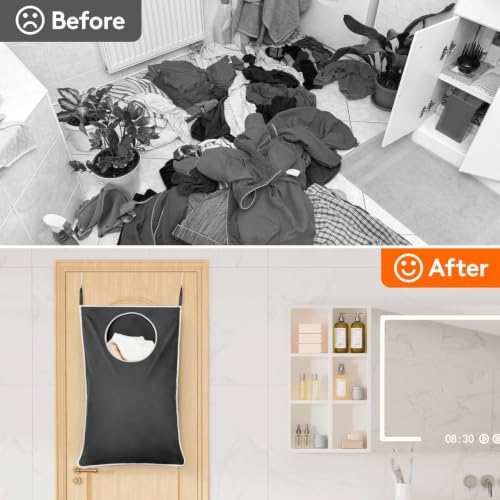 1 Pack Over Door Laundry Hamper