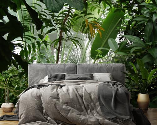 Green Leaf Wallpaper Tropical Jungle Wall Mural