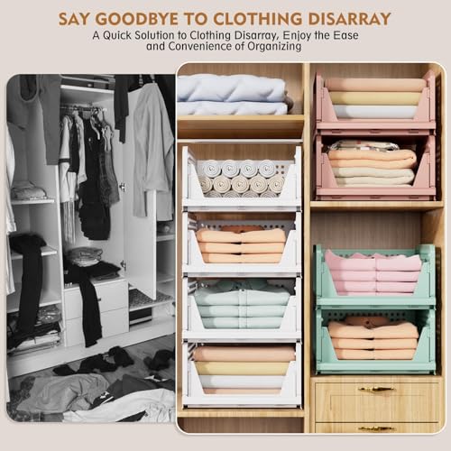 Upgraded Closet Organizers and Storage (5 Count)