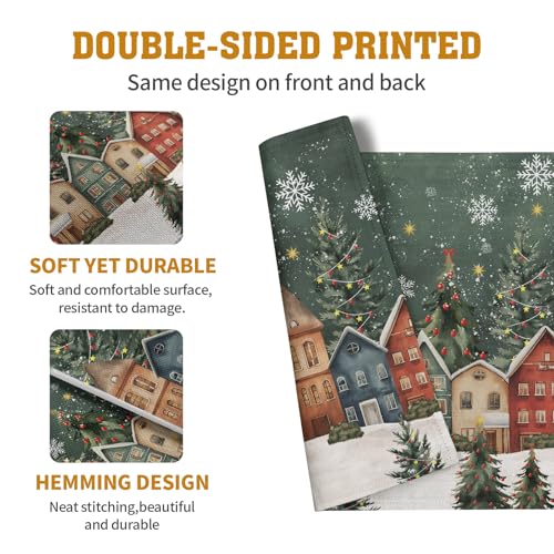 Christmas Placemats 12x18 Inch Set of 4