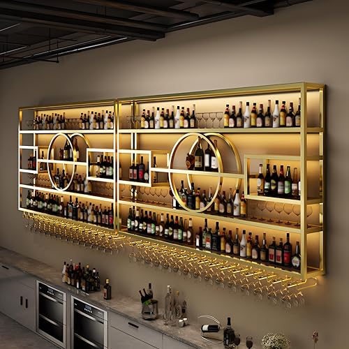 126in Large Wall Mounted Wine Rack