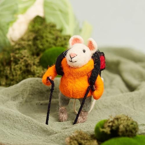 Hand Felted Hiking Mouse