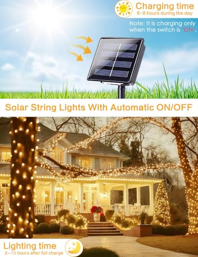 Solar String Lights Outdoor (2 Count)