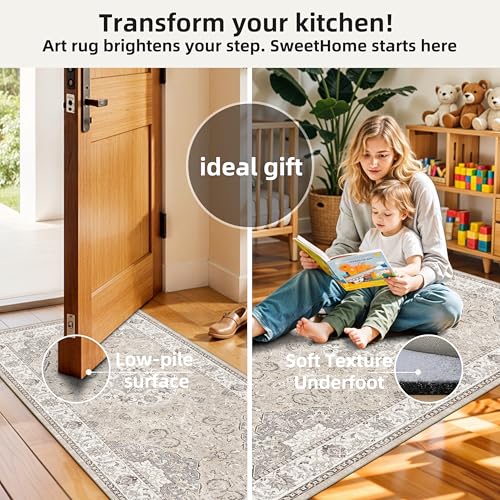 2 Piece Kitchen Runner Rug Set (14 Sq Ft)