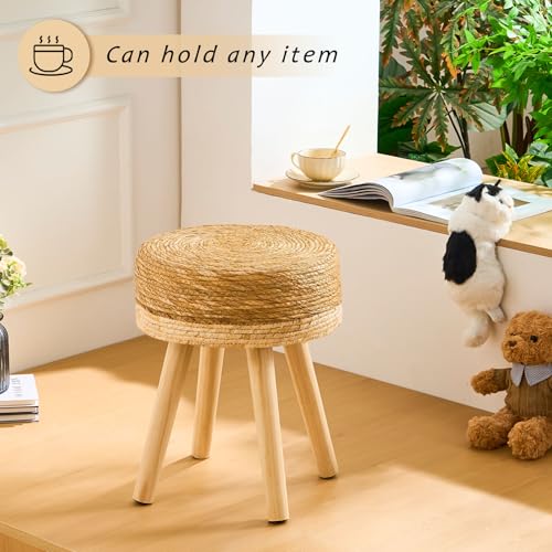 Handwoven Outdoor Ottoman