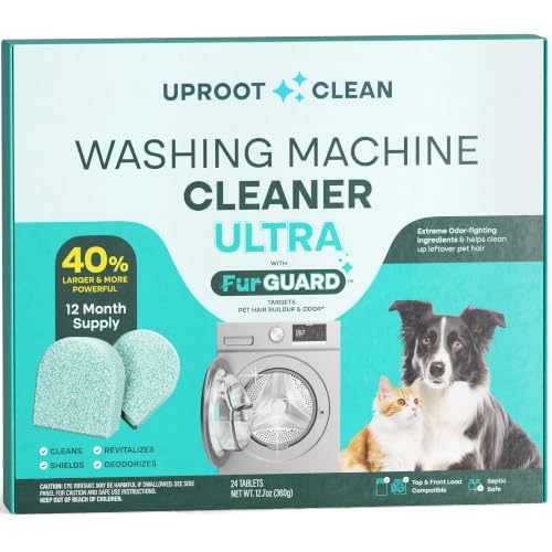 Washing Machine Cleaning Tablets Ultra 40% Stronger (24 Count)