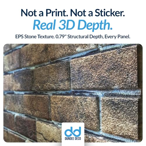 3D Wall Panels Faux Brick (53 Sq Ft)