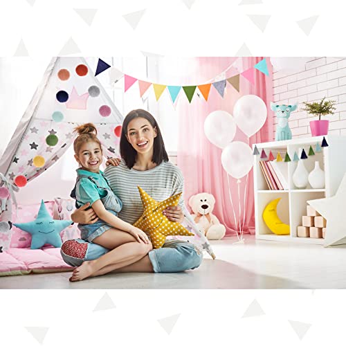 4 Pcs 9.8 ft Pom Pom Garland for Classroom Bulletin Board (4 Count)