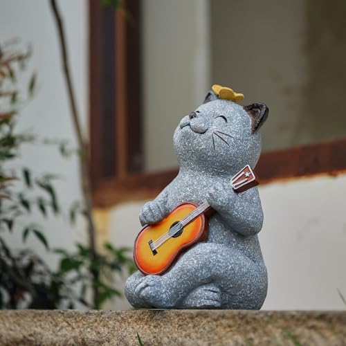 Cat Garden Statue Outdoor Decor