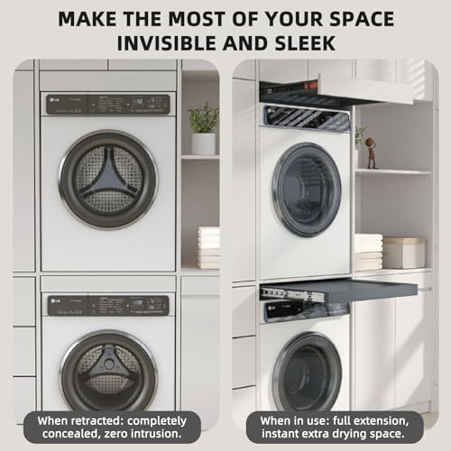 Hidden Pull Out Drying Rack
